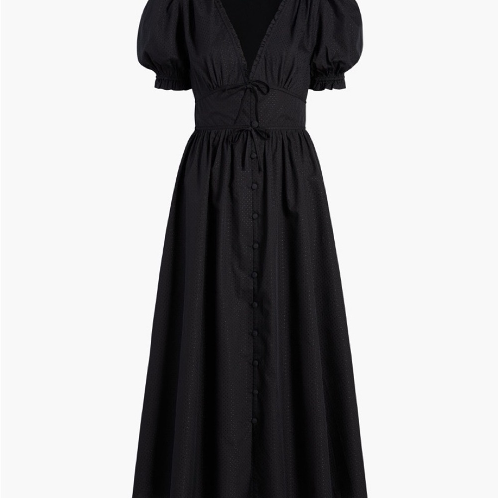 Hill House Sabrina Dress - Black Dot